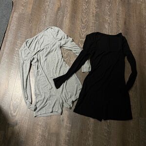 Black and Gray Rompers